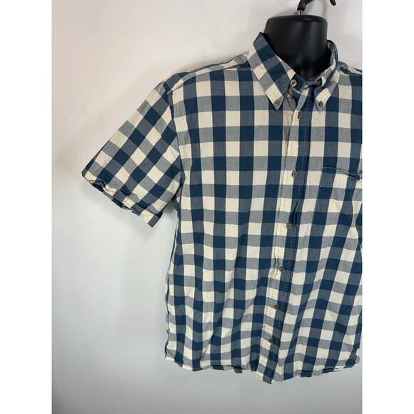 Filson Cotton Lightweight Button Up Short Sleeve Shirt Size Medium - Picture 7 of 9